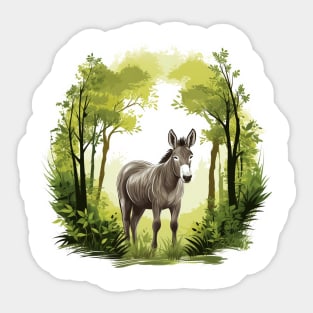 Little Donkey Sticker